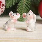 Сувенир полистоун "Серенький маленький крысёныш" МИКС 3,5х2х2 см - Фото 1