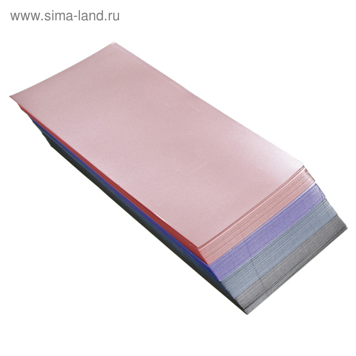 Бумага для мелирования Sibel цветная 16,5х9,5 см, 200 листов - Фото 1