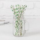 Трубочки для коктелей одноразовые для коктейля «Ёлочки», набор 25 шт. - Фото 2