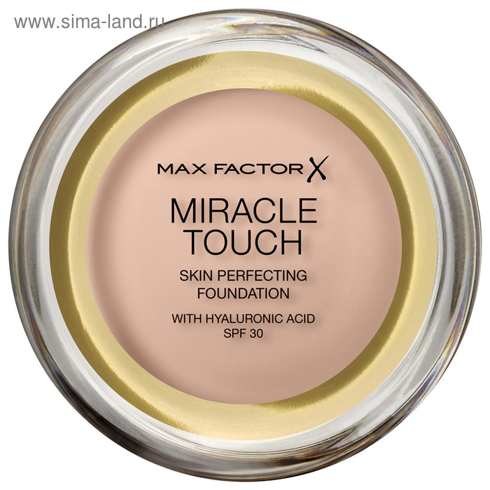 Тональная основа Max Factor Miracle Touch SPF 30, тон 55 Blushing Beige - Фото 1