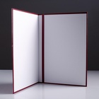 Папка адресная "Герб РФ" бумвинил, мягкая, бордовый, А4 - фото 123136413