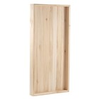 Дверной блок для бани, 170×80см, из липы, на клиньях, массив, "Добропаровъ" - Фото 3