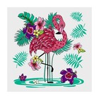 Разделочная доска-подставка «Фламинго», 18×18 см, цвет МИКС - Фото 3