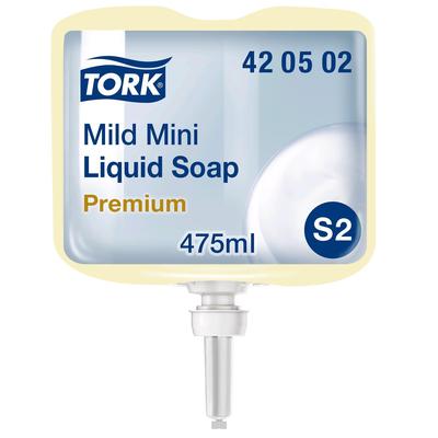 Жидкое мыло-крем для рук Tork Premium мини, S2, белый, 475 мл