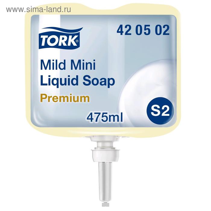 Жидкое мыло-крем для рук Tork Premium мини, S2, белый, 475 мл - Фото 1