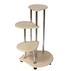 Подставка «Троечка», 650 × 650 × 850 мм, цвет дуб белёный - Фото 1