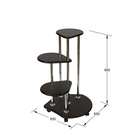 Подставка «Троечка», 650 × 650 × 850 мм, цвет венге - Фото 3