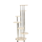 Подставка «Шестёрочка», 650 × 650 × 1600 мм, цвет дуб белёный - Фото 1