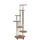 Подставка «Шестёрочка», 650 × 650 × 1600 мм, цвет орех - Фото 1