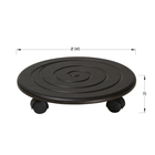 Комплект напольных подставок «Спираль» (2 шт), 345 × 345 × 70 мм, цвет венге - Фото 3