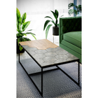 Стол журнальный «Китч», 1200 × 600 × 390 мм, цвет дуб американский / серый бетон - Фото 3