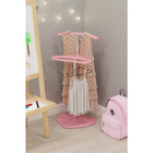 Вешалка детская «Сердечко», 415 × 305 × 840 мм, цвет розовый - Фото 2