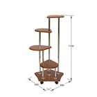 Подставка «Четвёрочка», 650 × 650 × 1100 мм, цвет орех - Фото 3