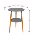 Подставка «Интерьерная», 560 × 560 × 780 мм, цвет графит - Фото 2