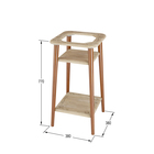 Подставка для цветов «Флора», 375 × 375 × 770 мм, цвет дуб сонома - Фото 2