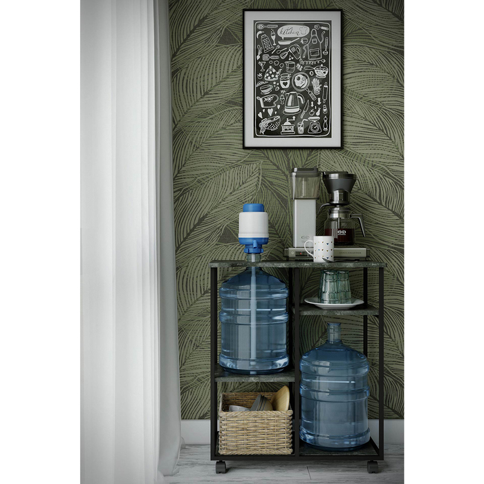 Подставка для воды «Уотер LOFT», 665 × 350 × 790 мм, цвет серый бетон - фото 1899698508