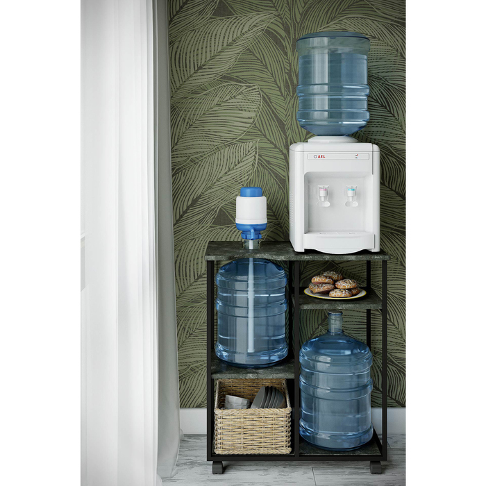 Подставка для воды «Уотер LOFT», 665 × 350 × 790 мм, цвет серый бетон - фото 1877521069