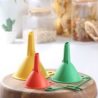 Набор воронок на подвеске, 3 шт., пластик, МИКС - Фото 3