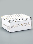 Складная коробка "Елочки", 31,2 х 25,6 х 16,1 см - фото 115718928