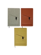 Ежедневник недатированный А5, 80 листов, обложка ПВХ, с карманом, МИКС - Фото 4