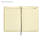 Ежедневник недатированный А5, 80 листов, линия, обложка ПВХ, с карманом, с хлястиком, МИКС 4363775