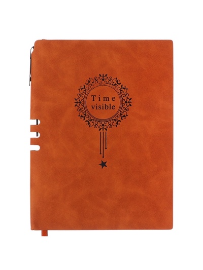 Ежедневник недатированный А5, 100 листов в линейку, с отделением для ручки, обложка ЛАЙТ ПВХ, МИКС