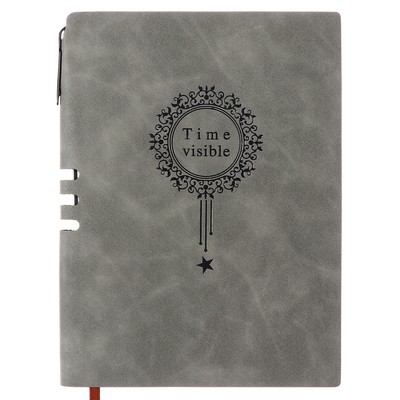 Ежедневник недатированный А5, 100 листов в линейку, с отделением для ручки, обложка ЛАЙТ ПВХ, МИКС