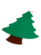 Игра из фетра «Ёлочка», украшения на липучках, размер 95×70 см 4410000