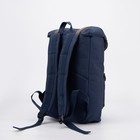Рюкзак, отдел на шнурке, цвет синий - Фото 2