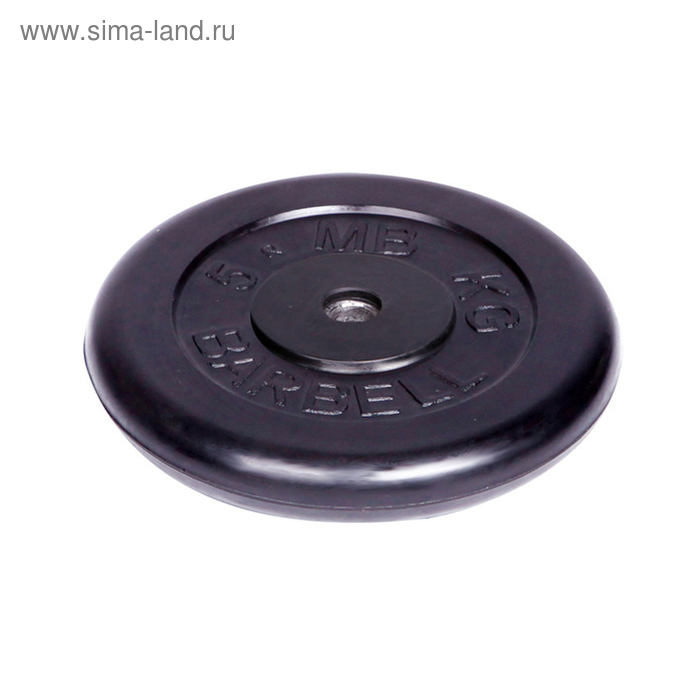 Диск обрезиненный d26 мм цвет чёрный 5 кг 1680₽