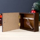 Ключница "Снегири" венге 12х17 см 4516201