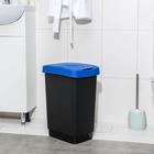Контейнер для мусора «Твин», 25 л, синий - Фото 2