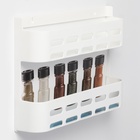 Органайзер навесной для специй IDEA, 38×7.5×27 см, пластик, белый - Фото 2