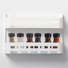 Органайзер навесной для специй IDEA, 38×7.5×27 см, пластик, белый - Фото 3