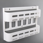 Органайзер навесной для специй IDEA, 38×7.5×27 см, пластик, белый - Фото 5