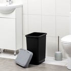 Контейнер для мусора «Твин», 25 л, серый - Фото 3