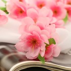 Цветы искусственные "Ветка яблони" 4,5х58 см, розовый - Фото 2