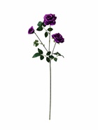 Цветы искусственные «Роза тройная», 6×61 см, фиолетовые 4301719