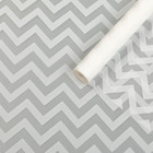 Пленка для цветов, матовая,"Зигзаг", белый, 0,6 х 10 м - Фото 1