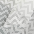 Пленка для цветов, матовая,"Зигзаг", белый, 0,6 х 10 м - Фото 3