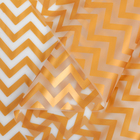 Пленка для цветов, матовая,"Зигзаг", золотой, 0,6 х 10,4 м - Фото 2