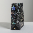 Пакет голографический вертикальный «Волшебного Нового года», S 12 × 15 × 5.5 см - Фото 2