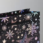 Пакет голографический вертикальный «Волшебного Нового года», S 12 × 15 × 5.5 см - Фото 3
