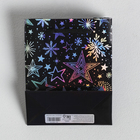 Пакет голографический вертикальный «Волшебного Нового года», S 12 × 15 × 5.5 см - Фото 4