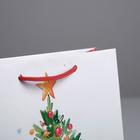 Пакет ламинированный вертикальный «Акварельный Новый год», ML 23 × 27 × 8 см - Фото 3
