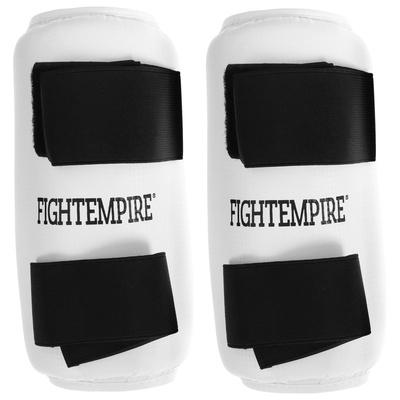 Защита для тхэквондо голеней и локтей FIGHT EMPIRE, размер M, белая