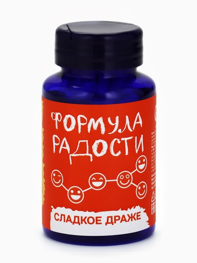 Конфеты драже в банке «Формула радости», 50 г