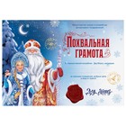 Похвальная грамота «Почта Деда Мороза» на Новый Год, А4., 157 гр/кв.м - Фото 2