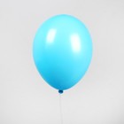 Шар латексный 12", пастель, набор 100 шт., цвет голубой - фото 25552172