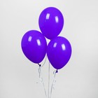 Шар латексный 12", пастель, набор 25 шт., цвет фиолетовый - фото 321267524